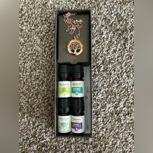 New, essential oil necklace.